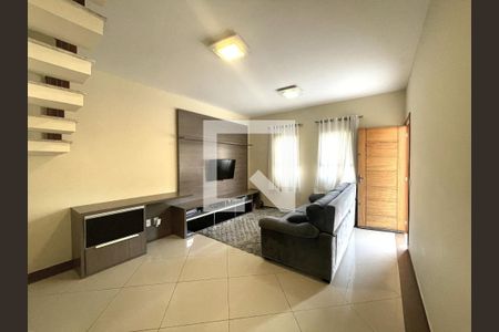 Sala de casa de condomínio à venda com 3 quartos, 154m² em Jardim Carolina, Jundiaí