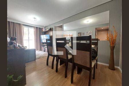 Sala de Estar e Jantar Integradas de apartamento à venda com 2 quartos, 56m² em Vila da Paz, São Paulo