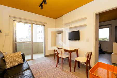 Sala de apartamento para alugar com 1 quarto, 39m² em Morro dos Ingleses, São Paulo