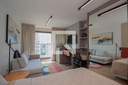 Sala/Quarto de kitnet/studio à venda com 1 quarto, 29m² em Paraíso, São Paulo