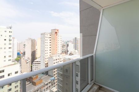 varanda de kitnet/studio à venda com 1 quarto, 23m² em Sé, São Paulo