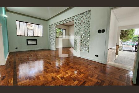 Sala de casa para alugar com 4 quartos, 364m² em Macuco, Santos