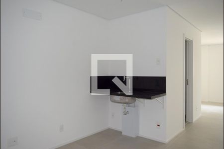 Sala/Cozinha integrados de kitnet/studio para alugar com 1 quarto, 31m² em Jardim Paulista, São Paulo