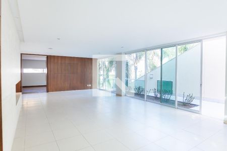 sala de jantar / lareira de casa de condomínio à venda com 4 quartos, 524m² em Vila Castela, Nova Lima