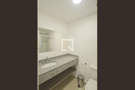 Banheiro de kitnet/studio para alugar com 1 quarto, 33m² em Centro, São Bernardo do Campo