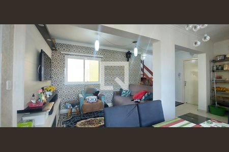 Sala de apartamento à venda com 2 quartos, 110m² em Vila Metalúrgica, Santo André