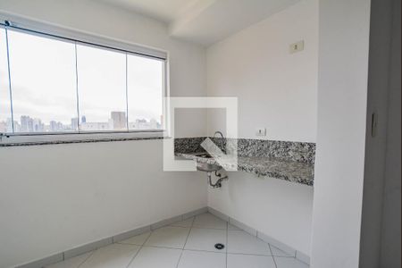 Varanda da Sala de apartamento à venda com 2 quartos, 60m² em Campestre, Santo André