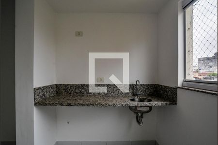 Varanda da Sala de apartamento à venda com 2 quartos, 60m² em Campestre, Santo André