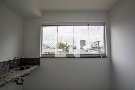 Varanda da Sala de apartamento à venda com 2 quartos, 60m² em Campestre, Santo André