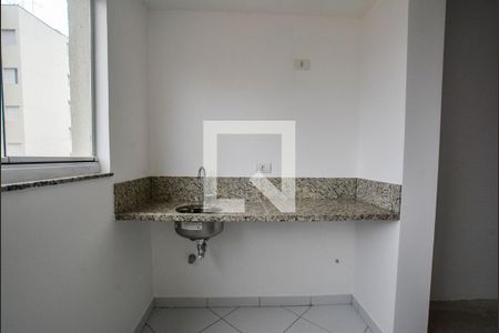 Varanda da Sala de apartamento à venda com 2 quartos, 59m² em Campestre, Santo André