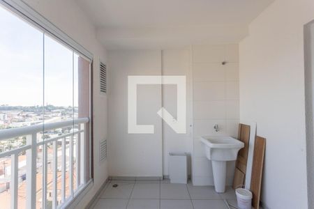 Varanda da sala  de apartamento para alugar com 2 quartos, 44m² em Centro, Diadema