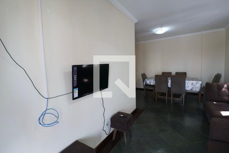 Sala de apartamento para alugar com 3 quartos, 92m² em Jardim Tres Marias, Guarujá