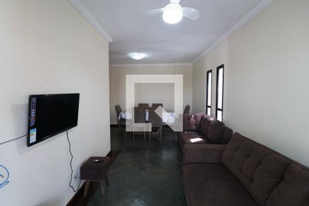 Sala de apartamento para alugar com 3 quartos, 92m² em Jardim Tres Marias, Guarujá