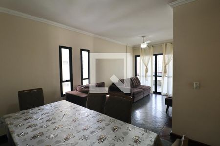 Sala de apartamento para alugar com 3 quartos, 92m² em Jardim Tres Marias, Guarujá