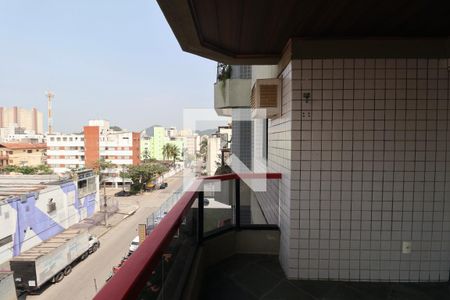 Varanda de apartamento para alugar com 3 quartos, 92m² em Jardim Tres Marias, Guarujá