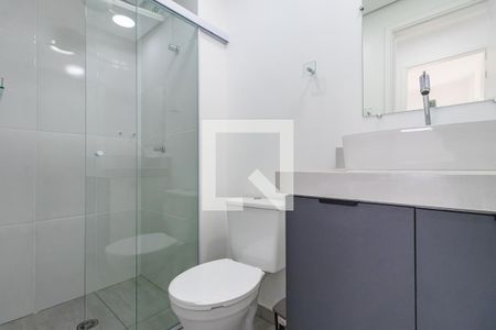 Banheiro Social de apartamento para alugar com 2 quartos, 57m² em Vila Sao Luiz (valparaizo), Barueri