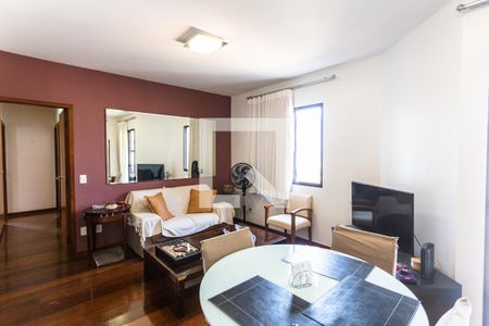 Sala de apartamento à venda com 3 quartos, 84m² em Serra, Belo Horizonte