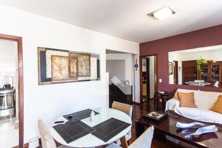 Sala de apartamento à venda com 3 quartos, 84m² em Serra, Belo Horizonte