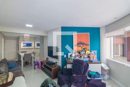 Sala de apartamento à venda com 2 quartos, 75m² em Jardim Bela Vista, Santo André