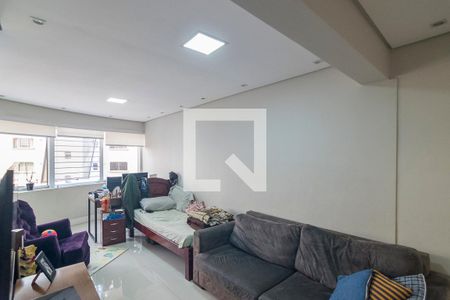 Sala de apartamento à venda com 2 quartos, 75m² em Jardim Bela Vista, Santo André