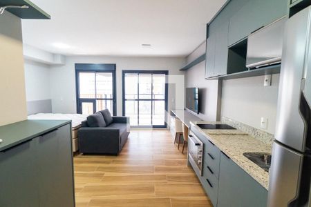 Cozinha de kitnet/studio à venda com 1 quarto, 39m² em Vila Clementino, São Paulo