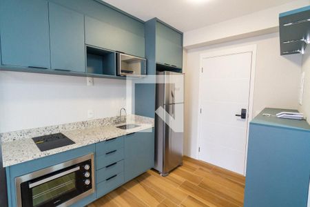 Cozinha de kitnet/studio à venda com 1 quarto, 39m² em Vila Clementino, São Paulo