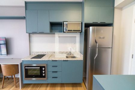 Cozinha de kitnet/studio à venda com 1 quarto, 39m² em Vila Clementino, São Paulo