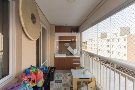 Sacada da Sala de apartamento à venda com 3 quartos, 78m² em Vila Proost de Souza, Campinas