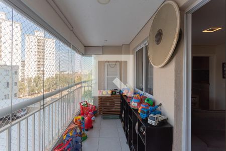 Sacada da Sala de apartamento à venda com 3 quartos, 78m² em Vila Proost de Souza, Campinas