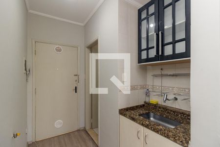 Cozinha de kitnet/studio para alugar com 1 quarto, 23m² em Vila Buarque, São Paulo