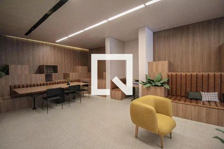 Apartamento para alugar com 27m², 1 quarto e sem vaga Apartamento para alugar com 27m², 1 quarto e sem vagaCoworking e hall de entrada