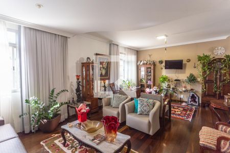 Sala de apartamento à venda com 4 quartos, 146m² em Grajaú, Belo Horizonte