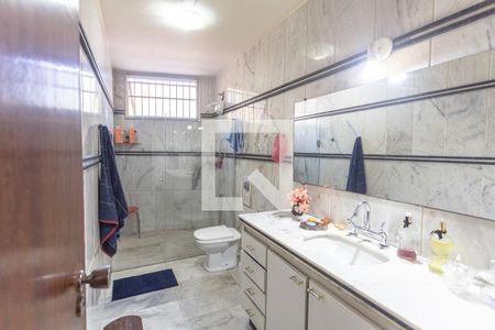 Banheiro da Suíte de apartamento à venda com 4 quartos, 146m² em Grajaú, Belo Horizonte