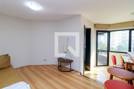 Sala de apartamento para alugar com 1 quarto, 46m² em Cidade Monções, São Paulo