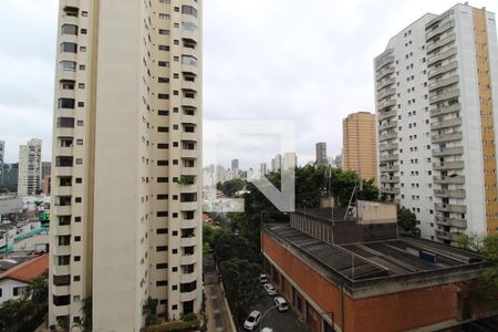 Vista da Varanda de apartamento à venda com 1 quarto, 95m² em Vila Nova Conceição, São Paulo