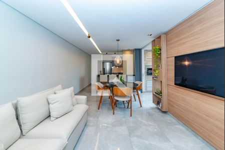 Sala de apartamento à venda com 3 quartos, 75m² em Nova Suíssa, Belo Horizonte