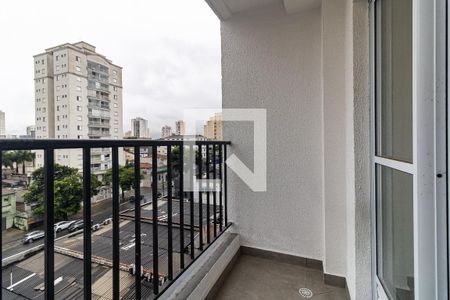 Varanda da Sala de apartamento para alugar com 1 quarto, 32m² em Ipiranga, São Paulo