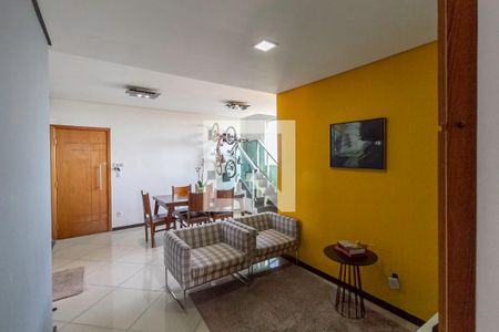 Sala 1 de apartamento à venda com 3 quartos, 163m² em Alto dos Pinheiros, Belo Horizonte