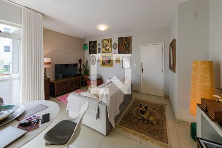 Sala de apartamento à venda com 3 quartos, 100m² em Buritis, Belo Horizonte