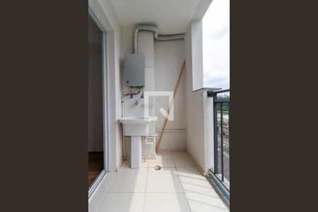 Sala - Varanda de apartamento para alugar com 2 quartos, 36m² em Jardim Caravelas, São Paulo