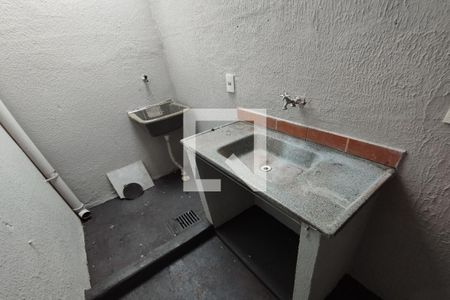 Cozinha - Lavanderia de kitnet/studio para alugar com 1 quarto, 25m² em Antonio Marincek, Ribeirão Preto