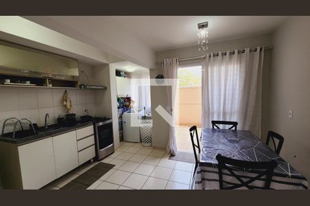 Cozinha de apartamento para alugar com 1 quarto, 76m² em Residencial das Flores, Várzea Paulista