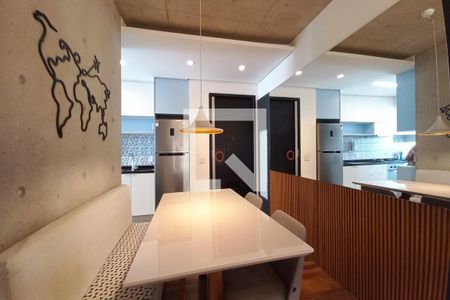 Sala de Jantar de apartamento à venda com 2 quartos, 70m² em Cambuí, Campinas