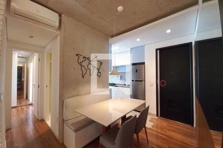 Sala de Jantar de apartamento à venda com 2 quartos, 70m² em Cambuí, Campinas