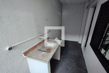 Cozinha - Lavanderia de kitnet/studio para alugar com 1 quarto, 25m² em Antonio Marincek, Ribeirão Preto