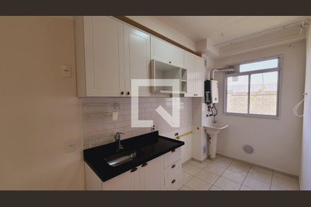 Cozinha e Área de Serviço de apartamento para alugar com 2 quartos, 47m² em Ponte Sao Joao, Jundiaí