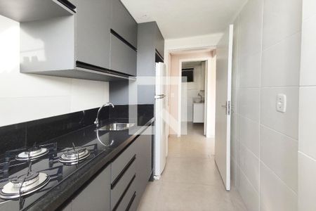 Cozinha e Área de Serviço de apartamento para alugar com 1 quarto, 53m² em Centro, São Leopoldo