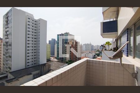 Varanda da Sala de apartamento à venda com 3 quartos, 134m² em Santo Antônio, São Caetano do Sul