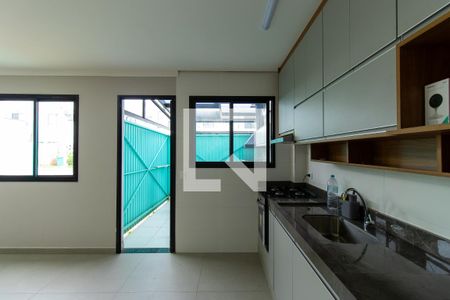 Sala/Cozinha de casa de condomínio para alugar com 2 quartos, 67m² em Jardim Petropolis, Cotia