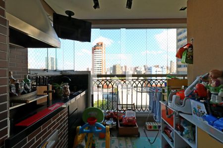 Varanda Gourmet de apartamento à venda com 2 quartos, 67m² em Jardim, Santo André